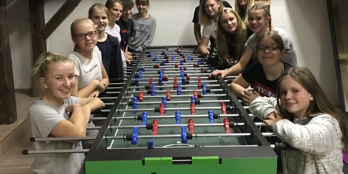 Mannschaftsfeier der weiblichen C-Jugend