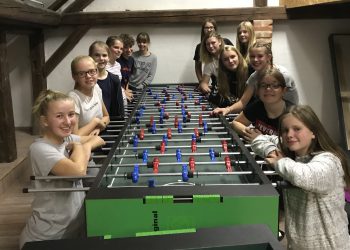 Mannschaftsfeier der weiblichen C-Jugend